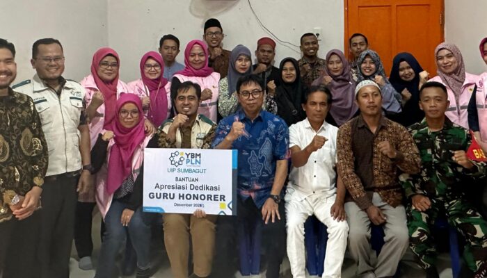 Jelang Akhir Tahun, YBM Bersama Srikandi PLN UIP SBU Gelar Aksi Peduli Guru Honorer