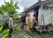 Rumah Dinas SDN 3 Suka Damai Terbakar