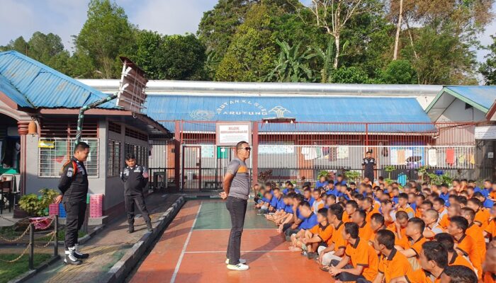 Rutan Tarutung Sosialisasi Pencegahan Kamtib Selama Nataru