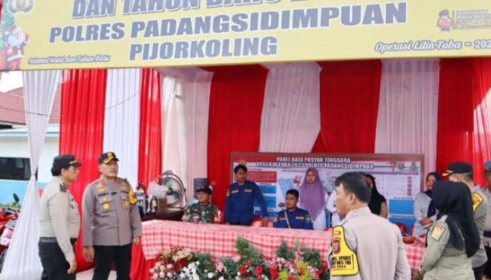 Amankan Nataru Di Sidimpuan, AKBP Dudung Tinjau 5 Pos PAM