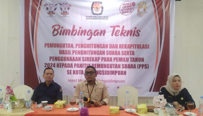 KPU Padangsidimpuan Bekali PPS Tentang Teknis Putungsura Dan Sirekap