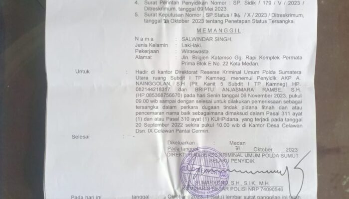 Korban Pencurian Jadi Tersangka Pencemaran Nama Baik