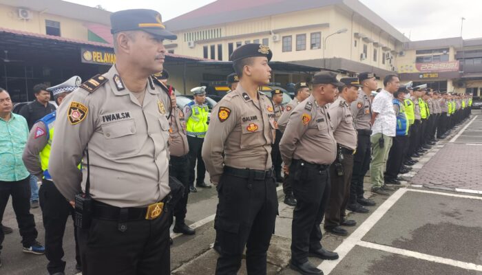 Polrestabes Medan Gelar Apel Kesiapan Pengamanan Nataru 2024