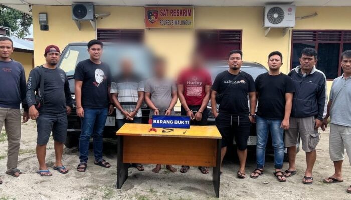 Polres Simalungun Ringkus 3 Pria Diduga Komplotan Pencurian Mobil Pikap