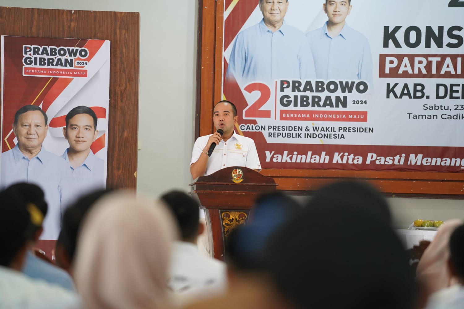 Roadshow Jalan Sehat Gerindra DS Berhadiah 6 Sepeda Motor