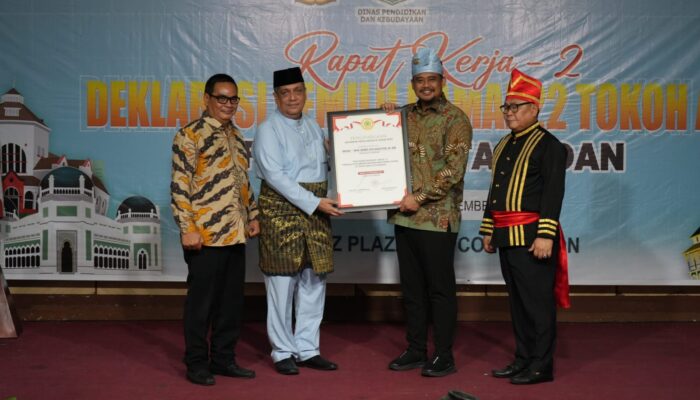 Wali Kota Medan Dinobatkan Sebagai Tokoh Peduli Budaya