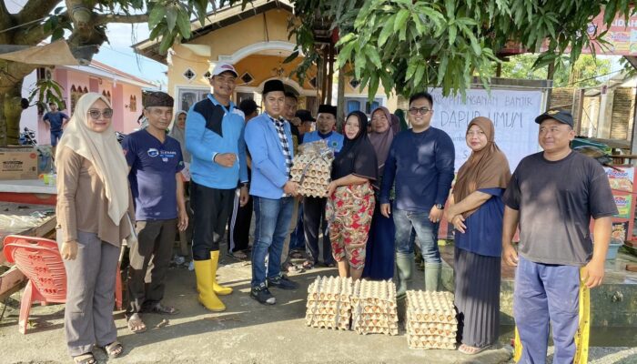Peduli Warga Terdampak Banjir, BKPRMI Beri Bantuan Sembako