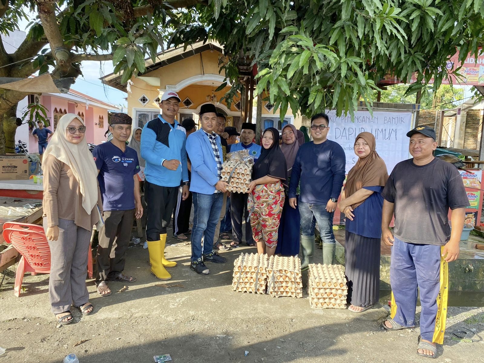 Peduli Warga Terdampak Banjir, BKPRMI Beri Bantuan Sembako