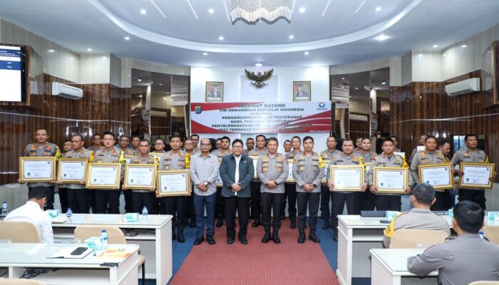 Ombudsman RI Serahkan Hasil Penilaian Pelayanan Publik di Tingkat Polres