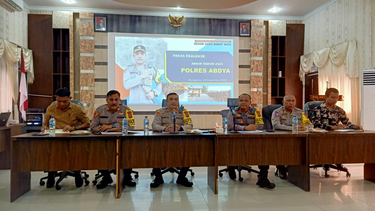 2023, Kasus Narkoba Duduki Peringkat Pertama Di Wilkum Polres Abdya