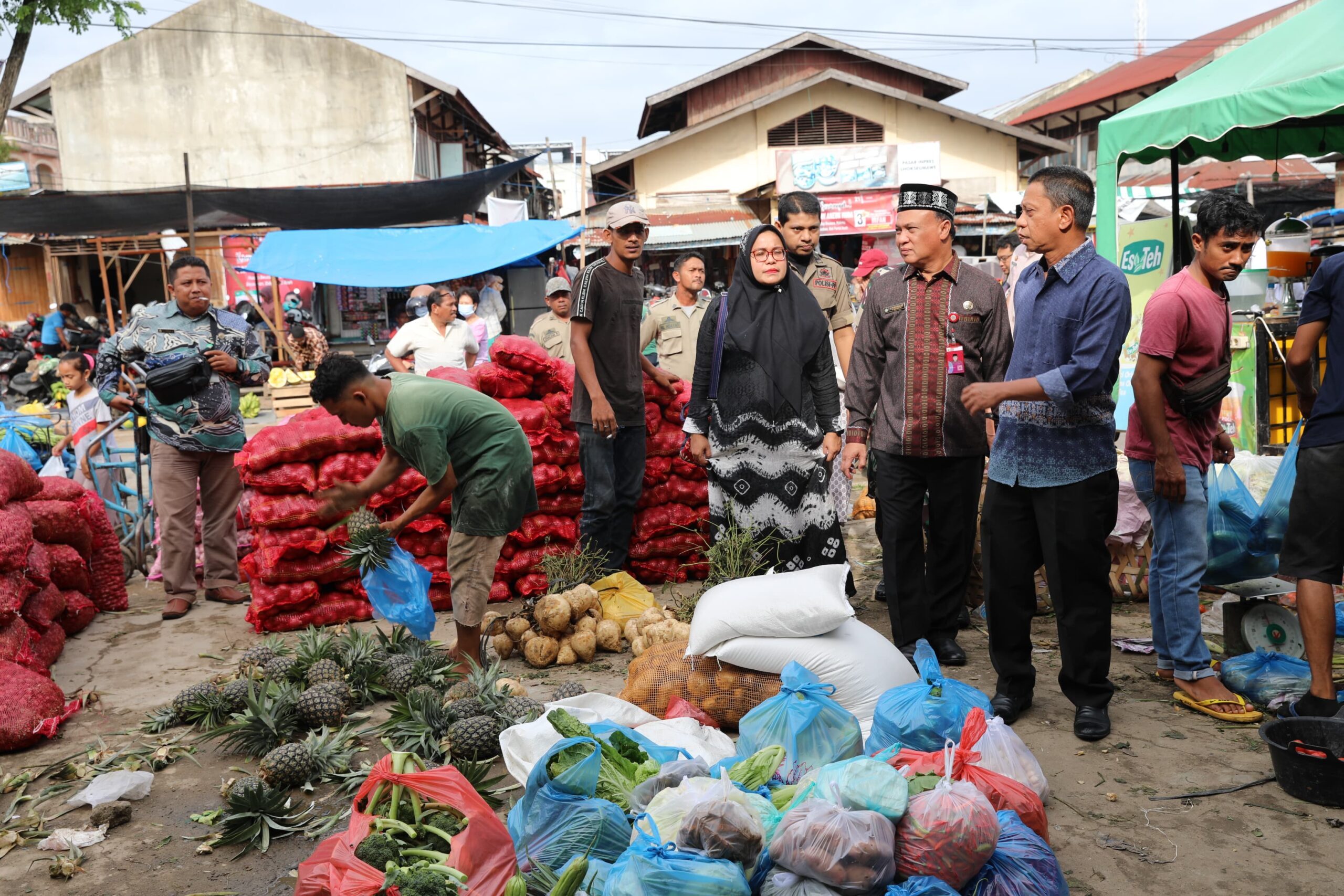 Pasca Banjir, Pemko Lhokseumawe Pantau Stabilitas Harga Komoditi