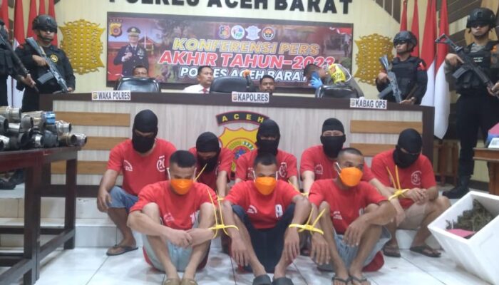 Polres Aceh Barat Ungkap 95 Persen Kasus Tindak  Pidana  Selama 2023 