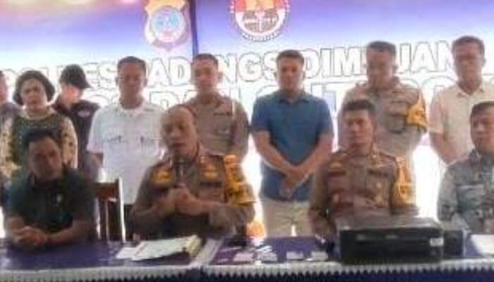 Selama 2023, Polres Padangsidimpuan Sikat 164 Tersangka Narkoba