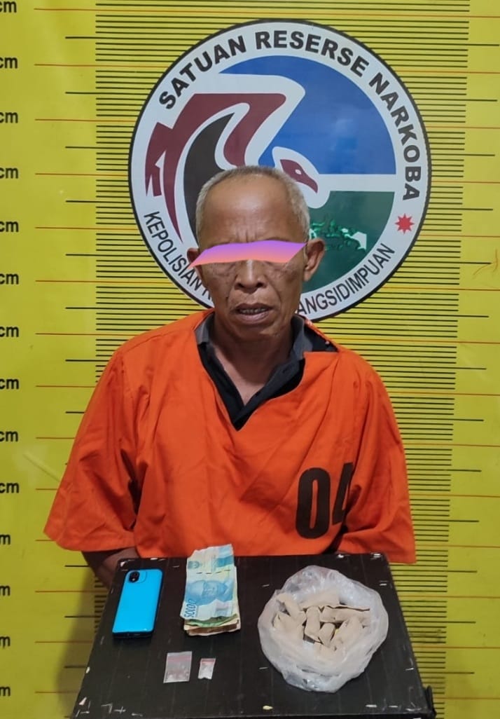 Tak Jera Dihukum, Kakek Ini Kembali Jual Narkoba
