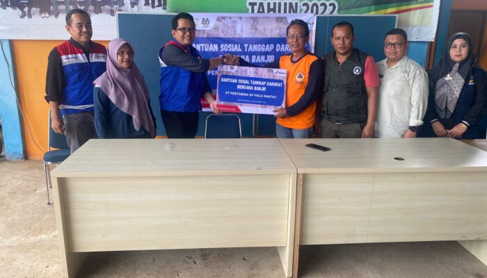 Pertamina Field Rantau Salurkan Bantuan Korban Banjir Aceh Tamiang