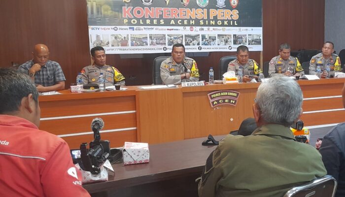 Polres Aceh Singkil Tangani 143 Kasus Laporan Masyarakat Sepanjang 2023