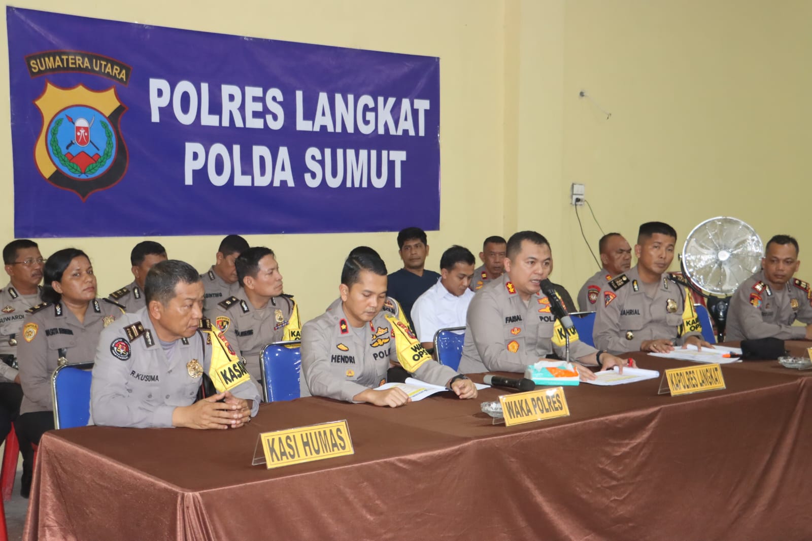 Polres Langkat Ungkap Kasus Menonjol Sepanjang 2023
