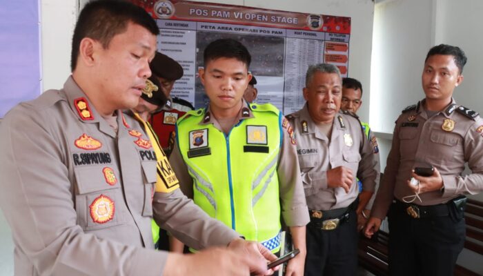 Kapolres Simalungun Pimpin Uji Petik Aplikasi SOT Polri