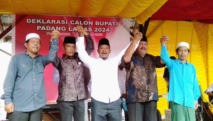 Ilman Taufik Hasibuan Deklarasikan Diri Bakal Calon Bupati Padang Lawas 2024