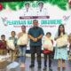 WALI Kota diwakili Kadis Sumber Daya Air Bina Marga Bina Konstruksi (SDABMBK), Topan Obaja Putra Ginting, dalam Perayaan Natal Oikumene Kecamatan Medan Tuntungan, Jumat (8/12) di GBI Persembahan. Waspada/Ist
