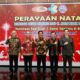 PERAYAAN Natal Oikumene Keluarga Besar RSUP H Adam Malik tahun 2023 berlangsung khidmat dan dihadiri Pj Gubernur Sumut Dr Hassanudin, Pangdam I/BB Mayjen TNI M Hasan di Hotel Santika Medan, Jumat (15/12) sore. Waspada/Ist
