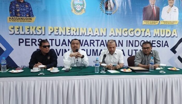 Seleksi Penerimaan Anggota Muda, Ketua PWI Sumut: Wartawan Harus Mengerti Kode Etik