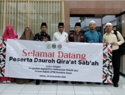 LPTQ Sumut Utus Delegasi Peserta Daurah Qiro’ah Sab’ah Di Jakarta