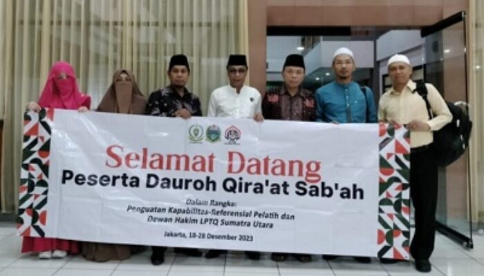 LPTQ Sumut Utus Delegasi Peserta Daurah Qiro’ah Sab’ah Di Jakarta