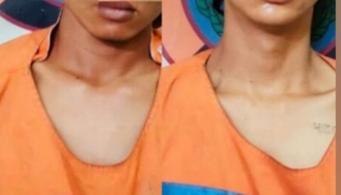 Polsek Siantar Martoba Amankan 2 Pencuri Besi Penrol Kereta Api