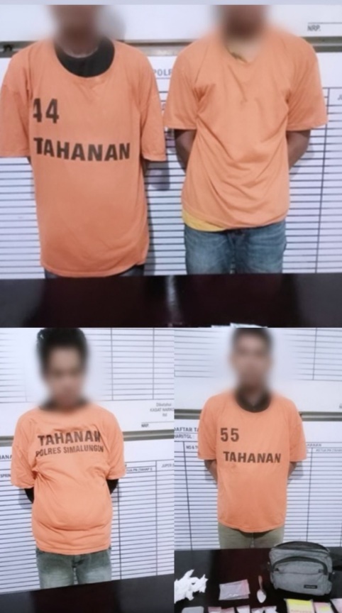 Polsek Perdagangan Tangkap Empat Pria Pemain Sabu