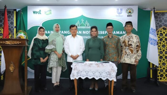 Sasar 50 Ribu Masjid, DMI Gandeng Unilever Wujudkan Gerakan Masjid Bersih