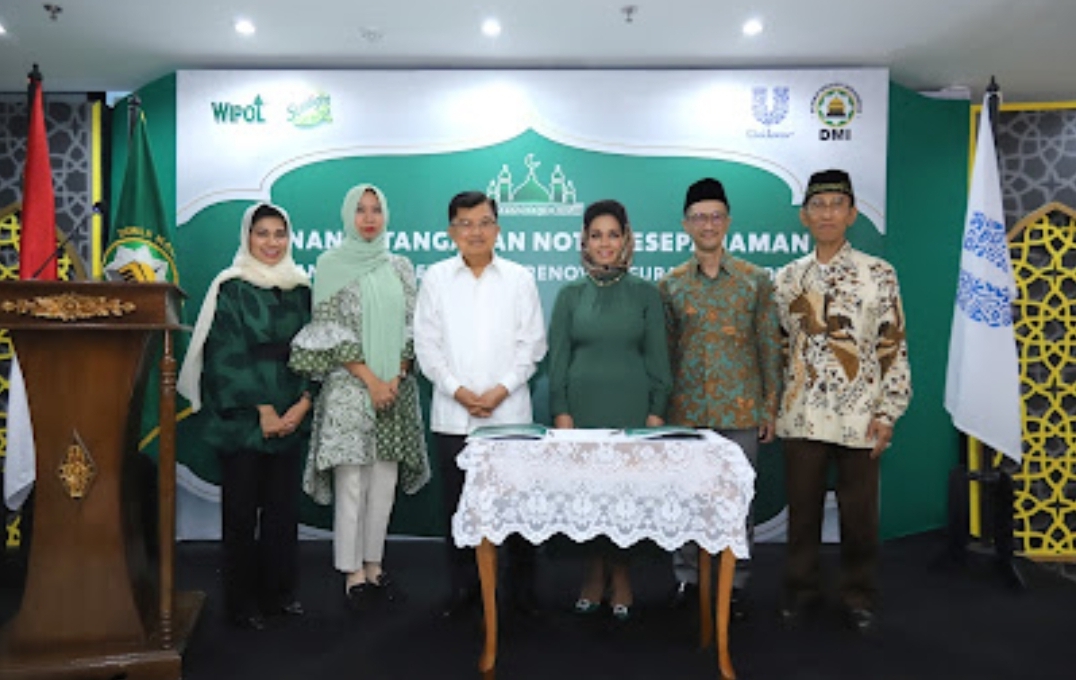 Sasar 50 Ribu Masjid, DMI Gandeng Unilever Wujudkan Gerakan Masjid Bersih