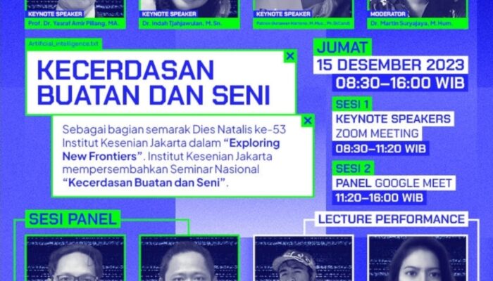 Kecerdasan Buatan dalam Karya Seni Perlu Perhatian