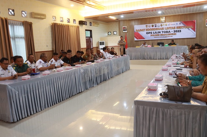 Jelang Nataru, Polres Simalungun Gelar Rakor Lintas Sektoral Ops Lilin Toba 2023 Jelang Nataru, Polres Simalungun Gelar Rakor Lintas Sektoral Ops Lilin Toba 2023
