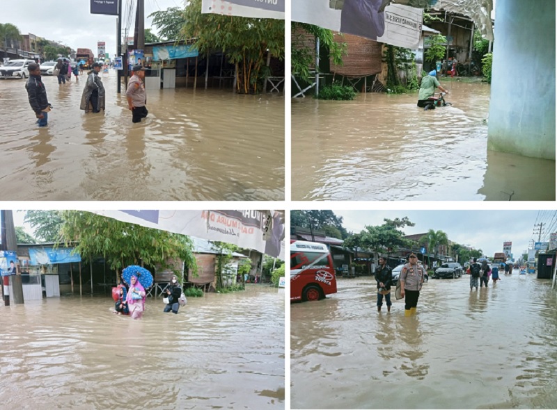 Hujan Deras, Kota Lhokseumawe Dikepung Banjir Hujan Deras, Kota Lhokseumawe Dikepung Banjir