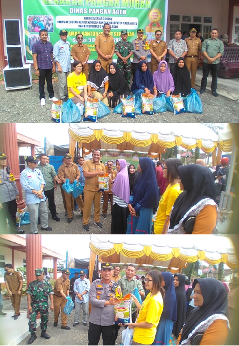 Masyarakat Nagan Raya Serbu Pangan Murah Masyarakat Nagan Raya Serbu Pangan Murah