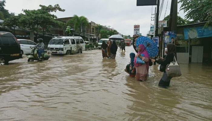 Hujan Deras, Kota Lhokseumawe Dikepung Banjir