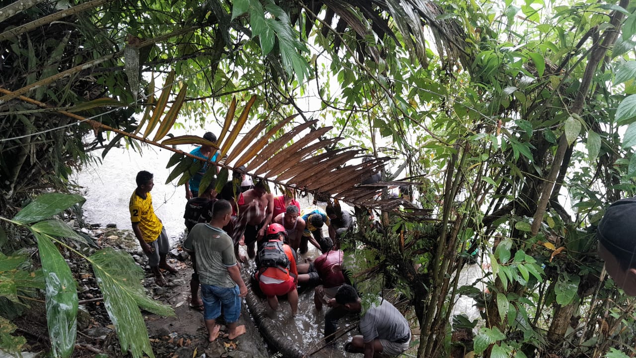 Seorang PNS di Agara hanyut dan ditemukan meninggal dunia. Waspada/Ist