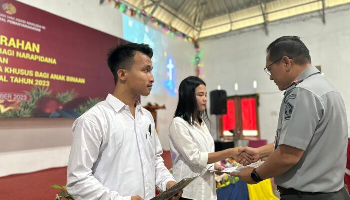 301 WBP Lapas Kelas IIA Pematangsiantar Dapat Remisi Natal