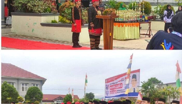 Upacara Peringatan Hari Guru Nasional Tahun 2023 Khidmat