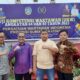 Ketua, Sekretaris dan anggota Muda PWI Kota Subulussalam, Khalidin Umar Barat (dua kiri) Sudirman (kiri) dan Mansyah Berutu (kanan) pada momen UKW Angkatan 64 dan 65 di Madani Hotel, Medan dua pekan lalu.(Waspada/Ist)