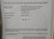 Produk ‘NYAN CAP’ Dekranasda Aceh Besar Dilindungi Hak Merek