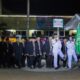 Kafilah Banda Aceh saat defile pada pembukaan MTQ ke-36 Tingkat Provinsi Aceh di Simeulue, beberapa waktu lalu. (Waspada/Ist)