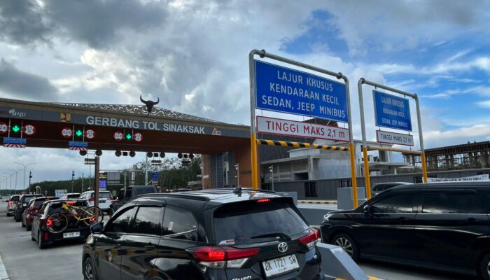 GT Tol Sinaksak Ramai Lancar, Tol Tebingtinggi Sepi Total