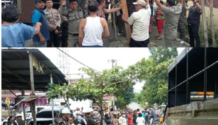 Pemko P.Siantar Bongkar Kios Liar
