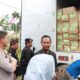 Kapolres Simalungun AKBP Ronald FC Sipayung, bersama Ketua KPU Simalungun, Sekretaris Bawaslu dan lainnya saat pengecekan logistik Pemilu 2024 di kantor KPU Simalungun du Pamatangraya, Kamis (7/12).(Waspada/ist).