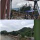 Pengguna jalan mengkhawatirkan jembatan darurat di Desa Mbarung yang kian memprihatinkan. Waspada/Seh Muhammad Amin