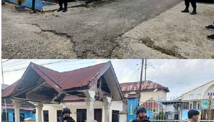 Jelang Nataru Brimob Amankan Rumah Ibadah