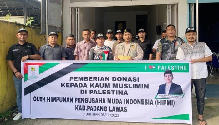 Baznas Palas Terima Donasi Palestina Dari BPC HIPMI