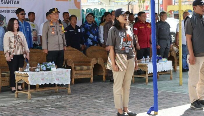 Kapolres Hadiri Apel Siaga Pengawasan Deklarasi Kampanye Damai Pemilu 2024